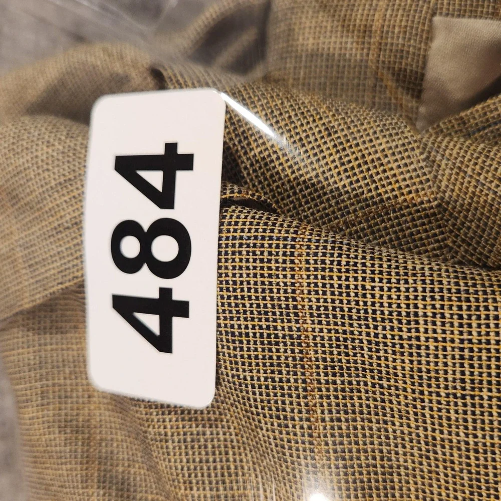 Ermenegildo‎ Zegna Blazer Mens 48L Tan Wool Taglio Esclusivo High Performance